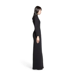 Abito Da Sera Aderente da Donna in Nero