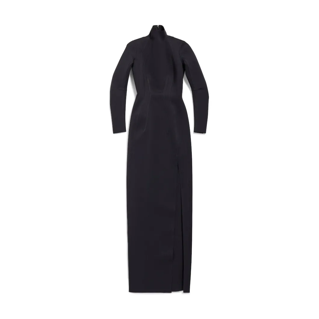 Abito Da Sera Aderente da Donna in Nero