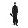 Abito Midi da Donna in Nero