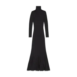 Abito Midi da Donna in Nero