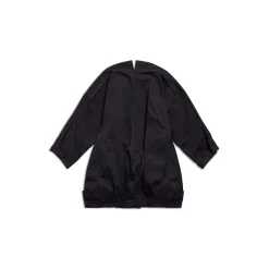 Abito Vareuse A Maniche Lunghe Upcycled da Donna in Navy Scuro