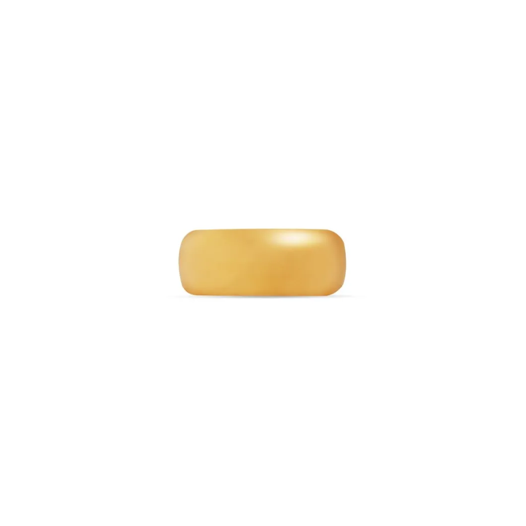 Anello A Fascia Maxi da Donna in Oro