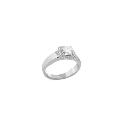 Anello Maxi Solitaire  da Donna in Argento