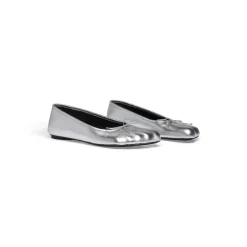 Ballerine Anatomic Metallizzate  da Donna in Argento
