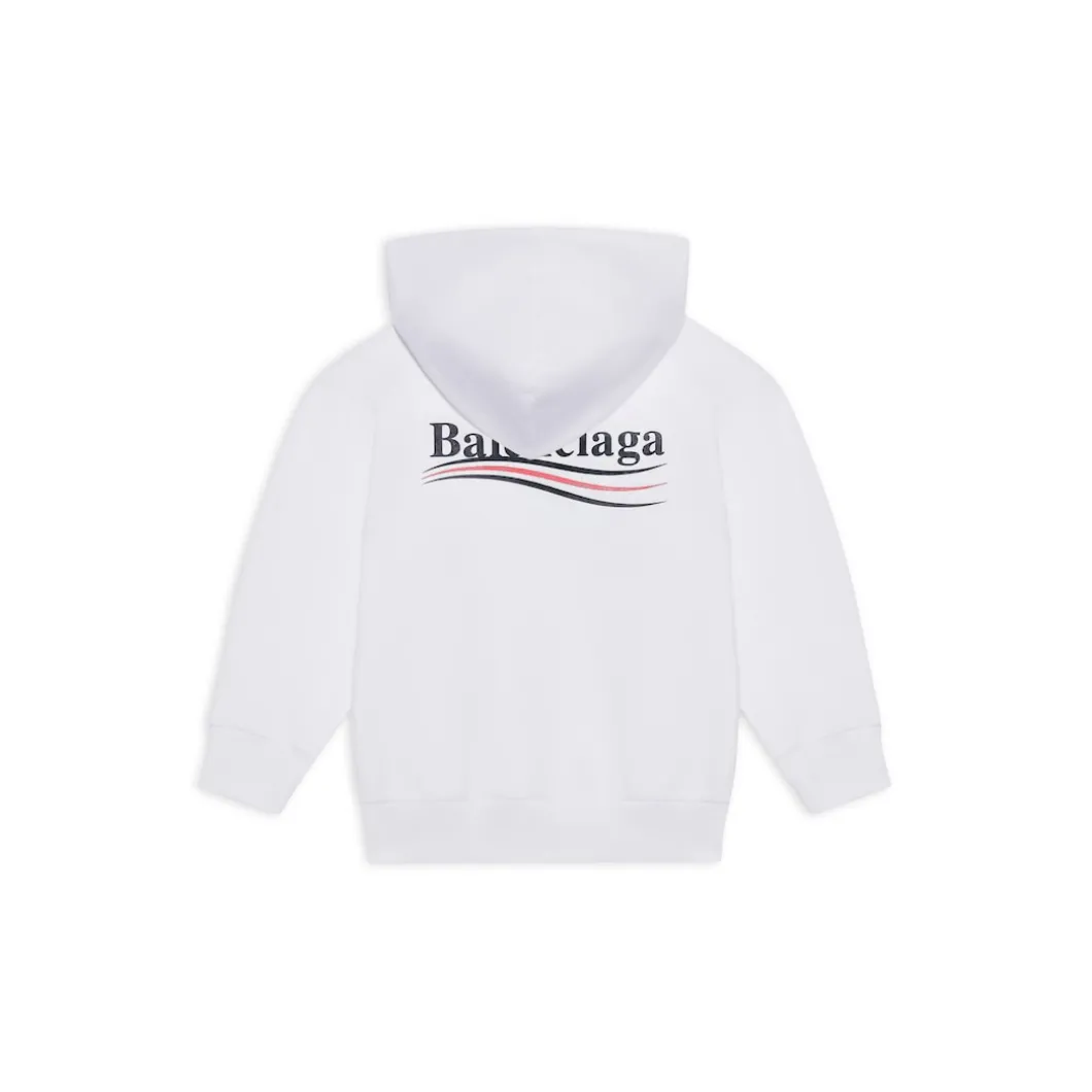 Bambini - Felpa Con Cappuccio Political Campaign in Bianco