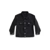 Bambini - Giacca Balenciaga Oversize in Nero D&eacute;lav&eacute;