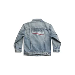 Bambini - Giacca Political Campaign Oversize in Azzurro
