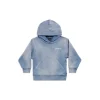 Bambini - Hoodie Balenciaga Back in Blu/bianco