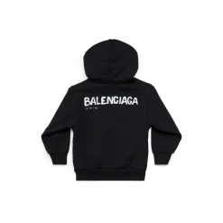 Bambini - Hoodie Hand-drawn Balenciaga in Nero
