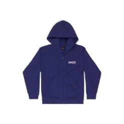 Bambini - Hoodie Political Campaign Con Cerniera in Blu Cielo
