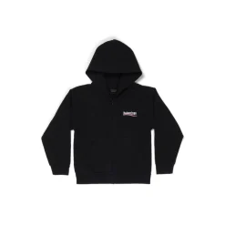 Bambini - Hoodie Political Campaign Con Cerniera in Nero