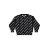 Bambini - Pullover Bal Horizontal Allover in Nero