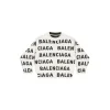 Bambini - Pullover Bal Horizontal Allover in Bianco/nero