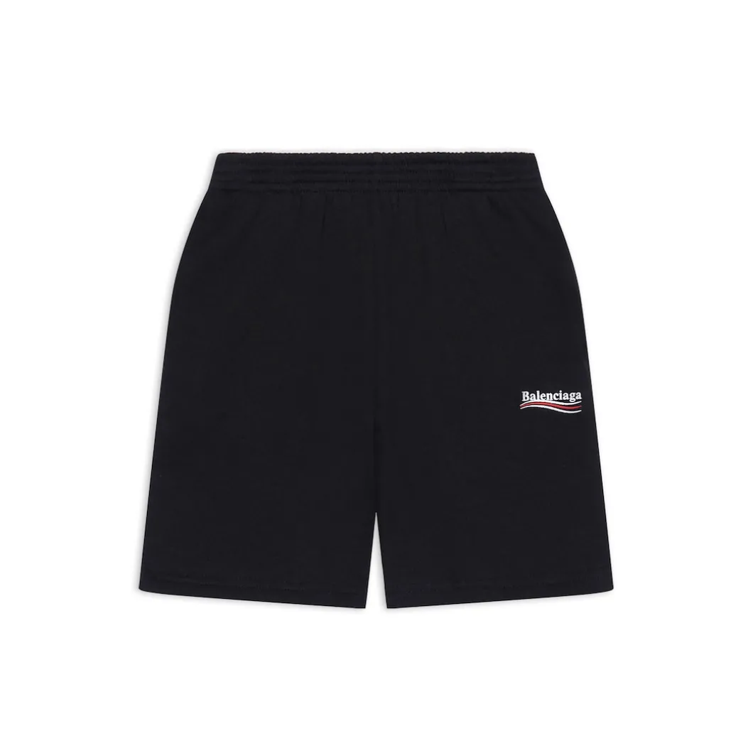 Bambini - Shorts Political Campaign Jogging in Nero