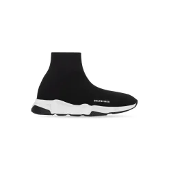 Bambini - Sneakers Speed In Maglia Riciclata in Nero