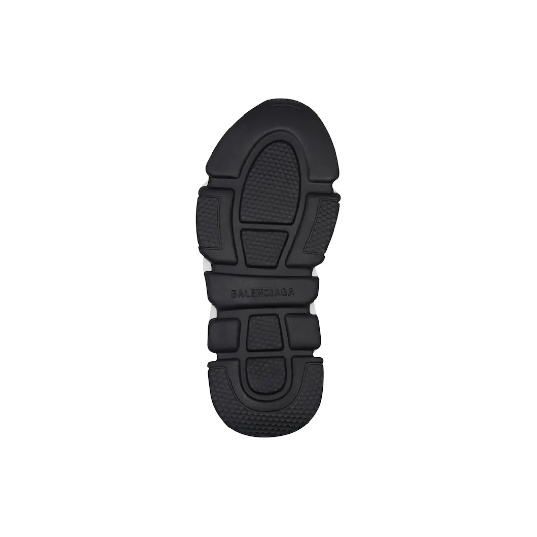 Bambini - Sneakers Speed Lace-up In Maglia Riciclata in Nero
