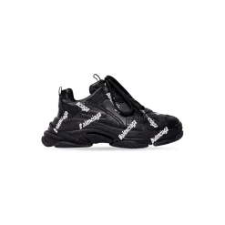 Bambini - Sneakers Triple S Logotype in Nero