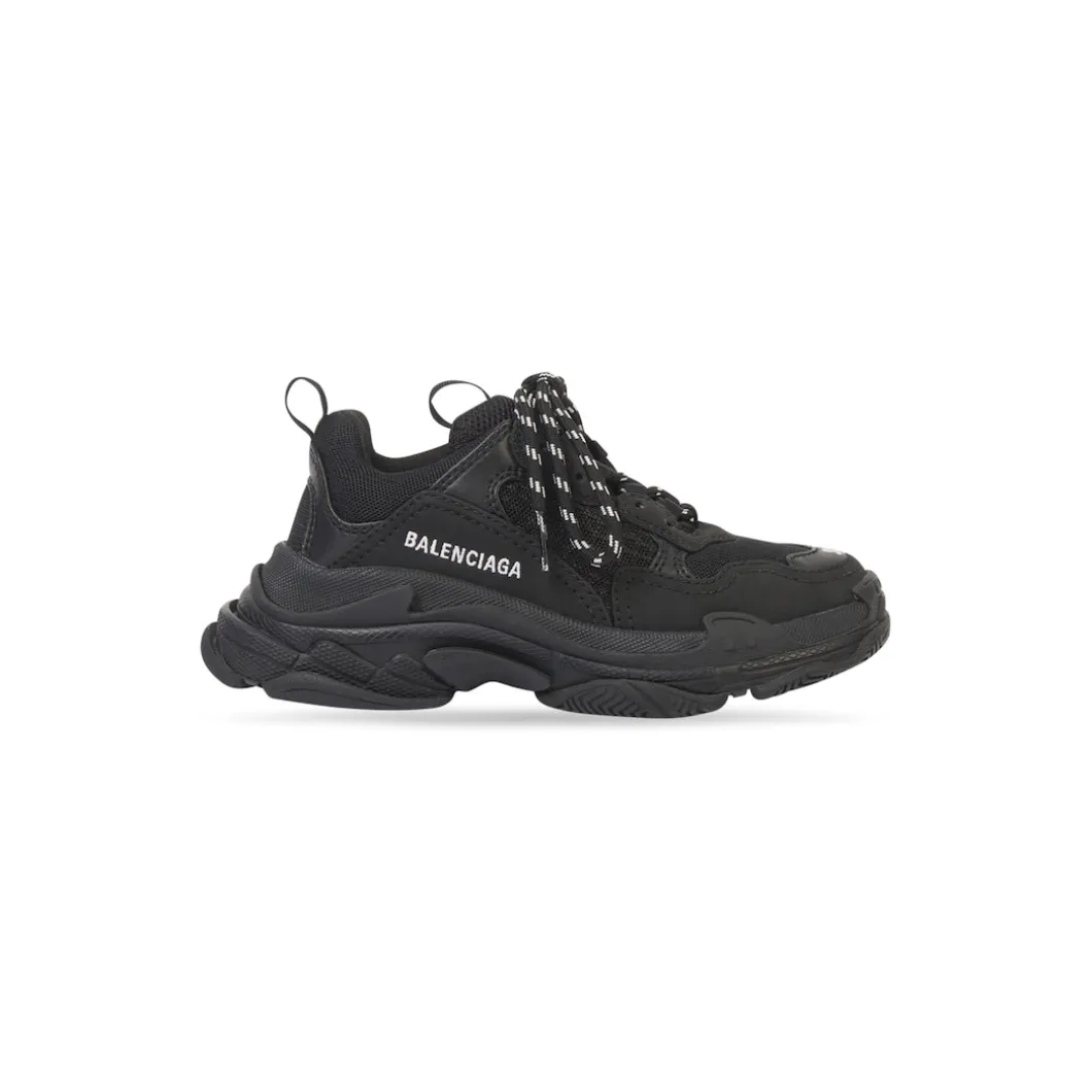 Bambini - Sneakers Triple S in Nero