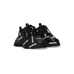 Bambini - Sneakers Triple S Logotype   in Nero