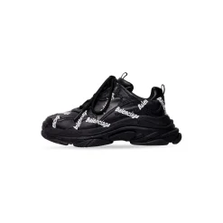 Bambini - Sneakers Triple S Logotype   in Nero