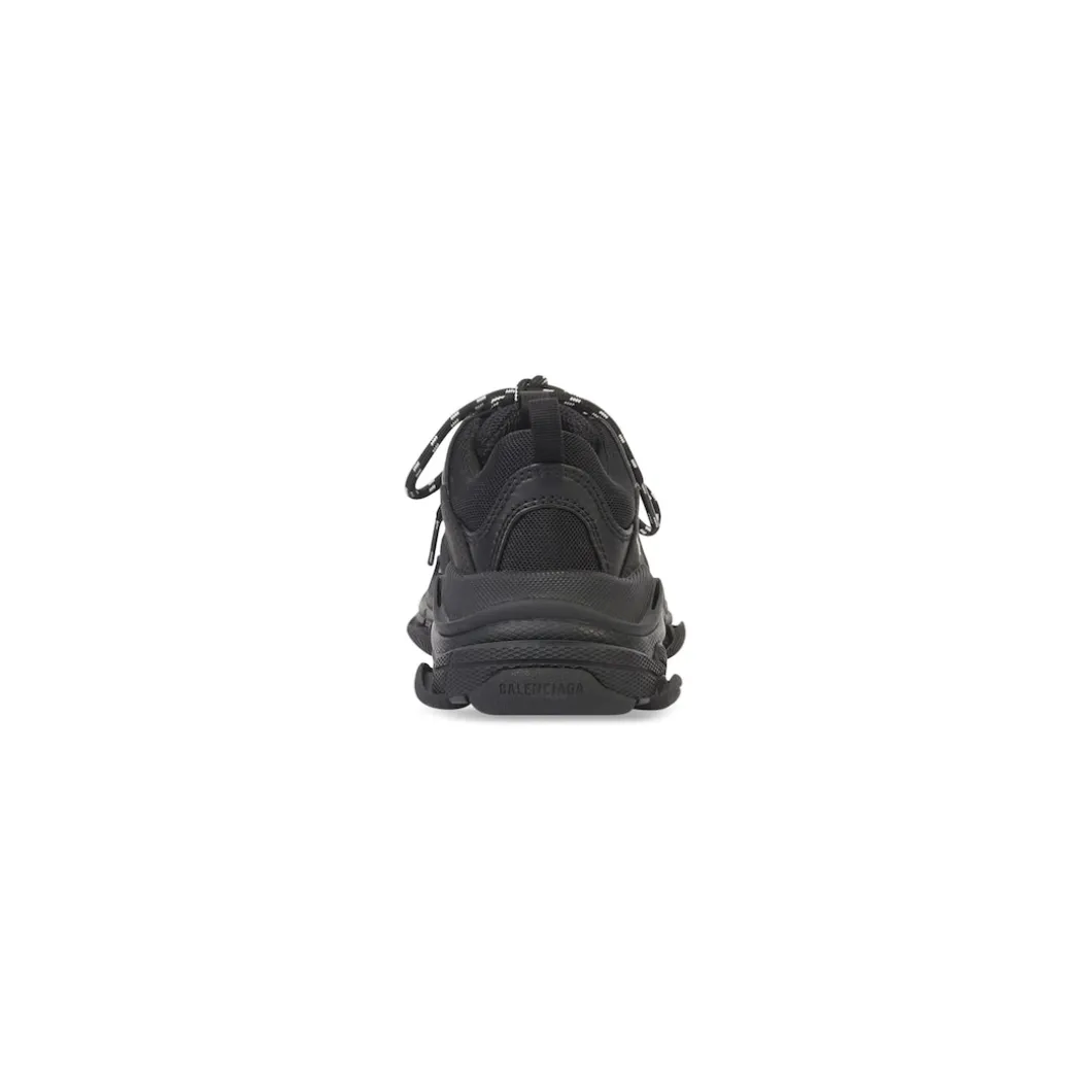 Bambini - Sneakers Triple S in Nero