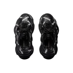 Bambini - Sneakers Triple S Logotype   in Nero