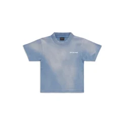 Bambini - T-shirt Balenciaga Back in Blu/bianco