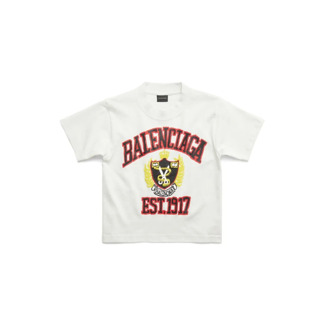 Bambini - T-shirt Diy College in Bianco