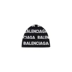 Berretto Bal Horizontal Allover in Nero