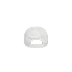 Berretto Double Logo in Bianco