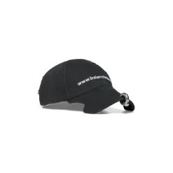 Berretto Front Piercing Bal.com in Nero D&eacute;lav&eacute;