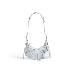 Borsa A Tracolla Le Cagole Xs In Denim Con Strass  da Donna in Azzurro
