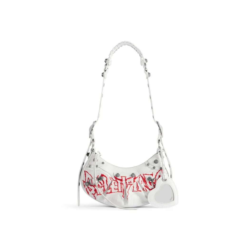 Borsa A Tracolla Le Cagole Xs Diy Metal da Donna in Bianco