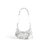 Borsa A Tracolla Le Cagole Xs Con Spille Da Balia  da Donna in Bianco Ottico