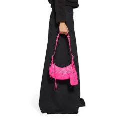 Borsa A Tracolla Le Cagole Xs  da Donna in Rosa Fluo