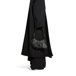 Borsa A Tracolla Le Cagole Xs Con Fibbie da Donna in Nero