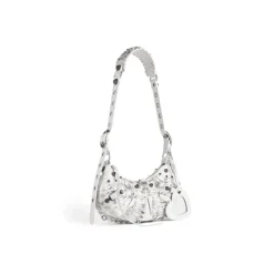 Borsa A Tracolla Le Cagole Xs Con Spille Da Balia  da Donna in Bianco Ottico