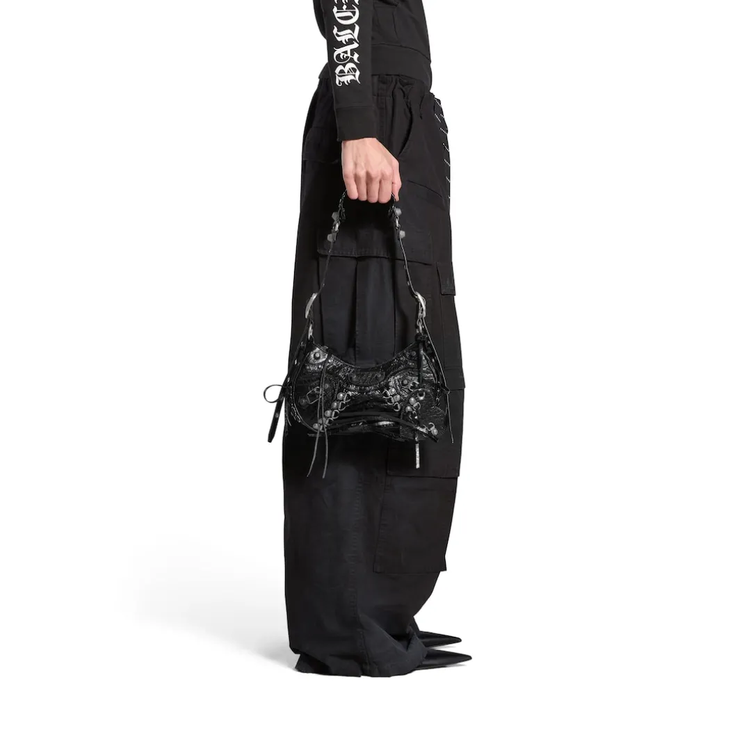 Borsa A Tracolla Le Cagole Xs Con Corsetto da Donna in Nero