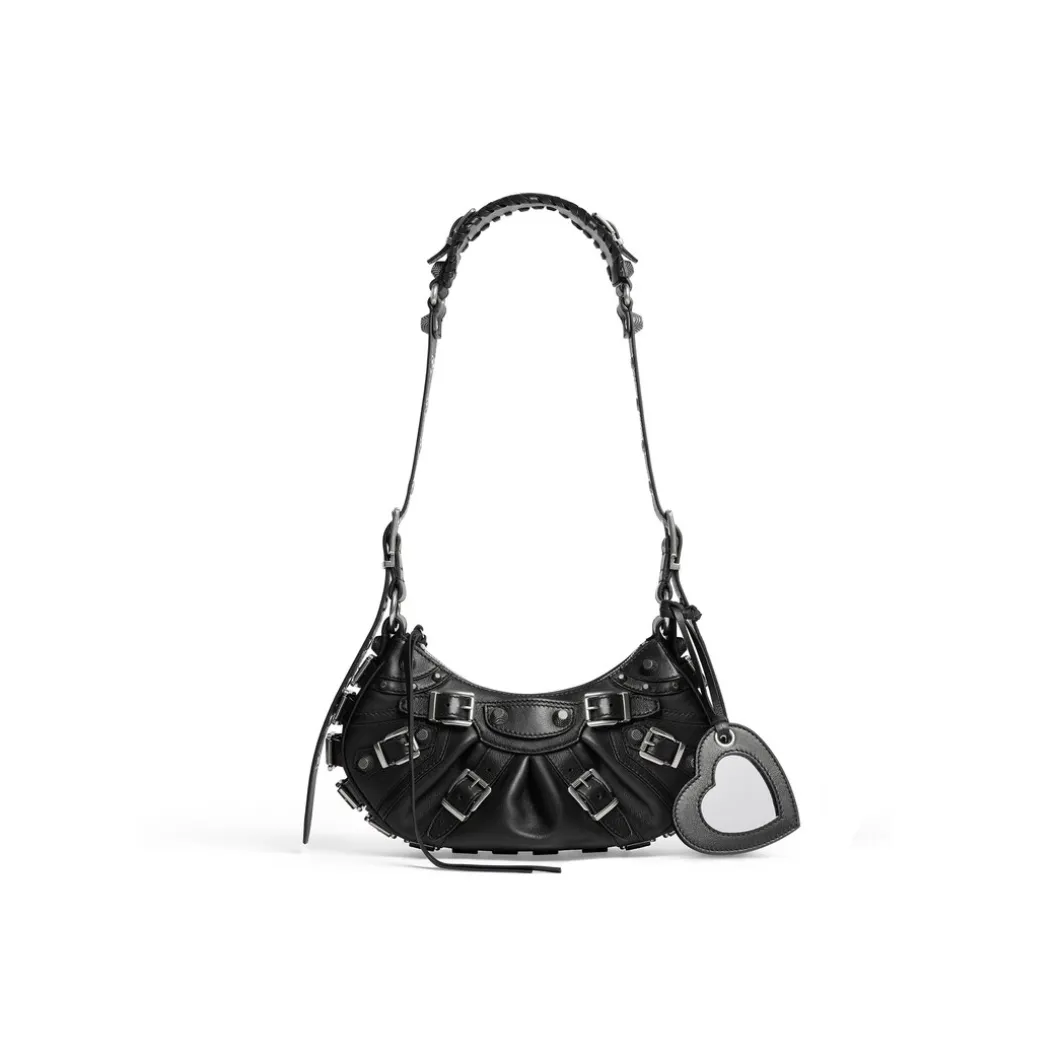 Borsa A Tracolla Le Cagole Xs Con Fibbie da Donna in Nero