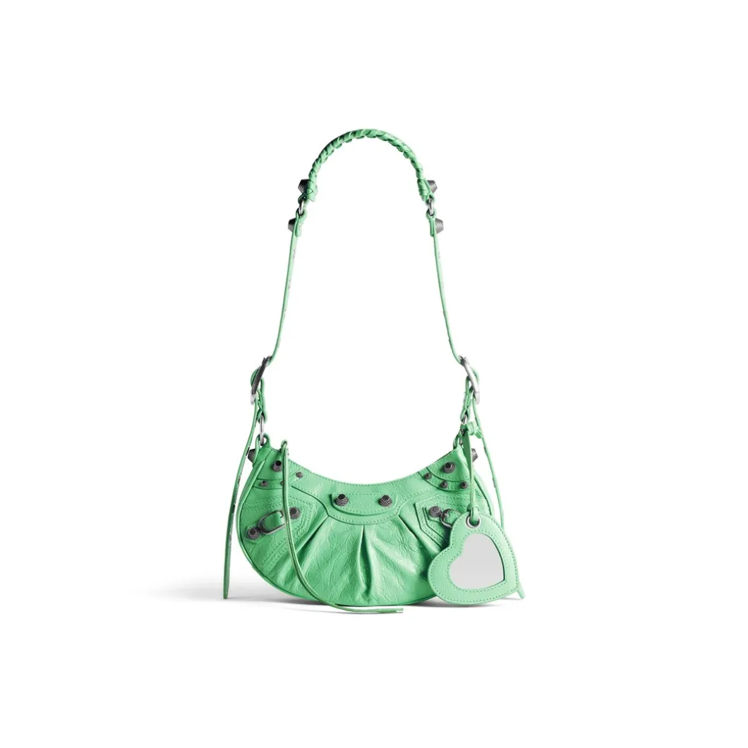 Borsa A Tracolla Le Cagole Xs da Donna in Verde Chiaro