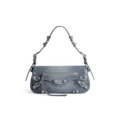 Borsa A Tracolla Le Cagole Piccola In Denim Con Strass da Donna in Blu