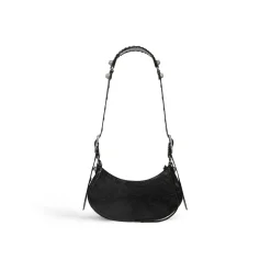 Borsa A Tracolla Le Cagole Xs Con Strass da Donna in Nero
