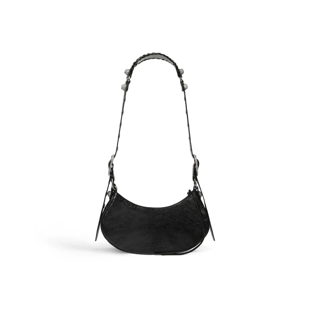 Borsa A Tracolla Le Cagole Xs Con Strass da Donna in Nero