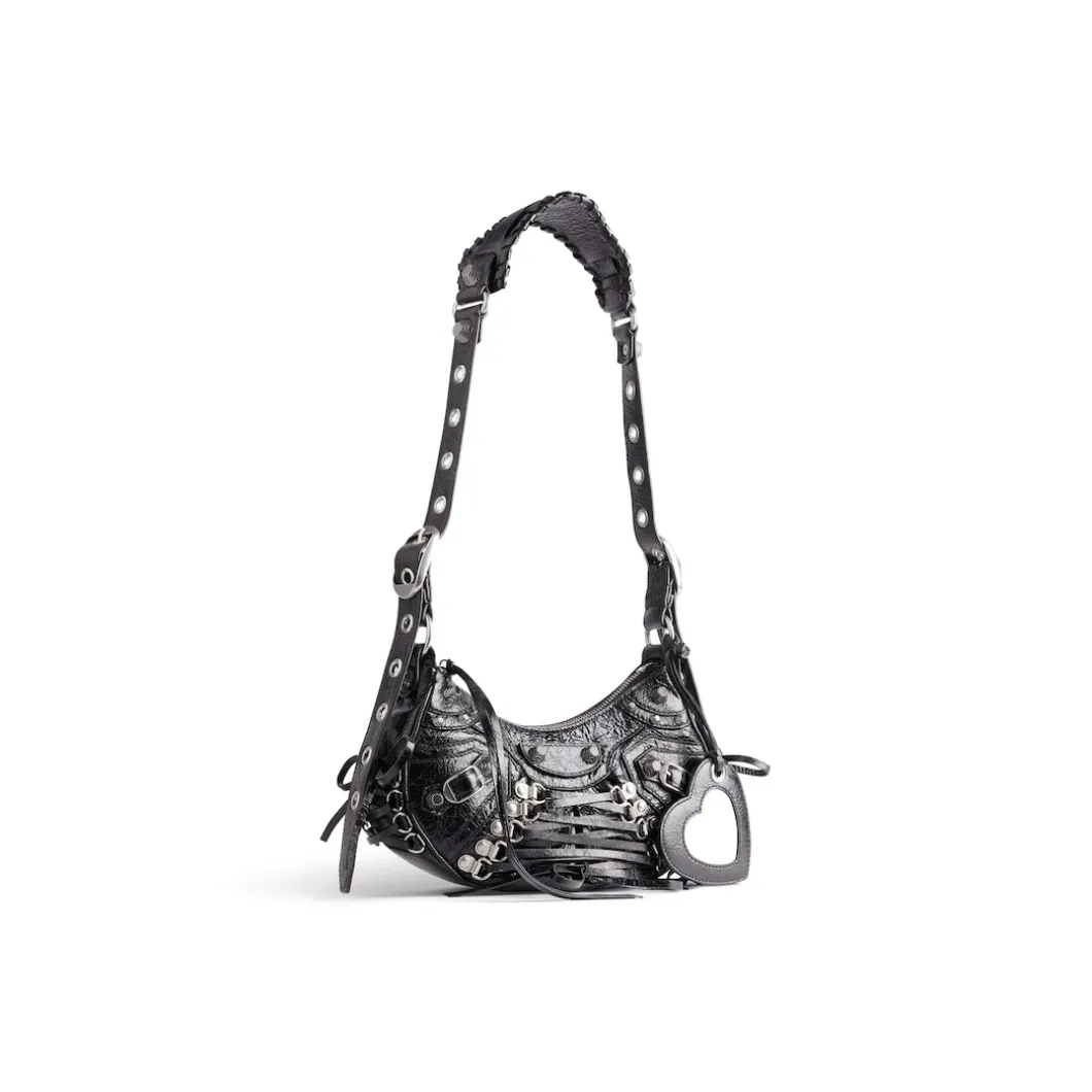 Borsa A Tracolla Le Cagole Xs Con Corsetto da Donna in Nero