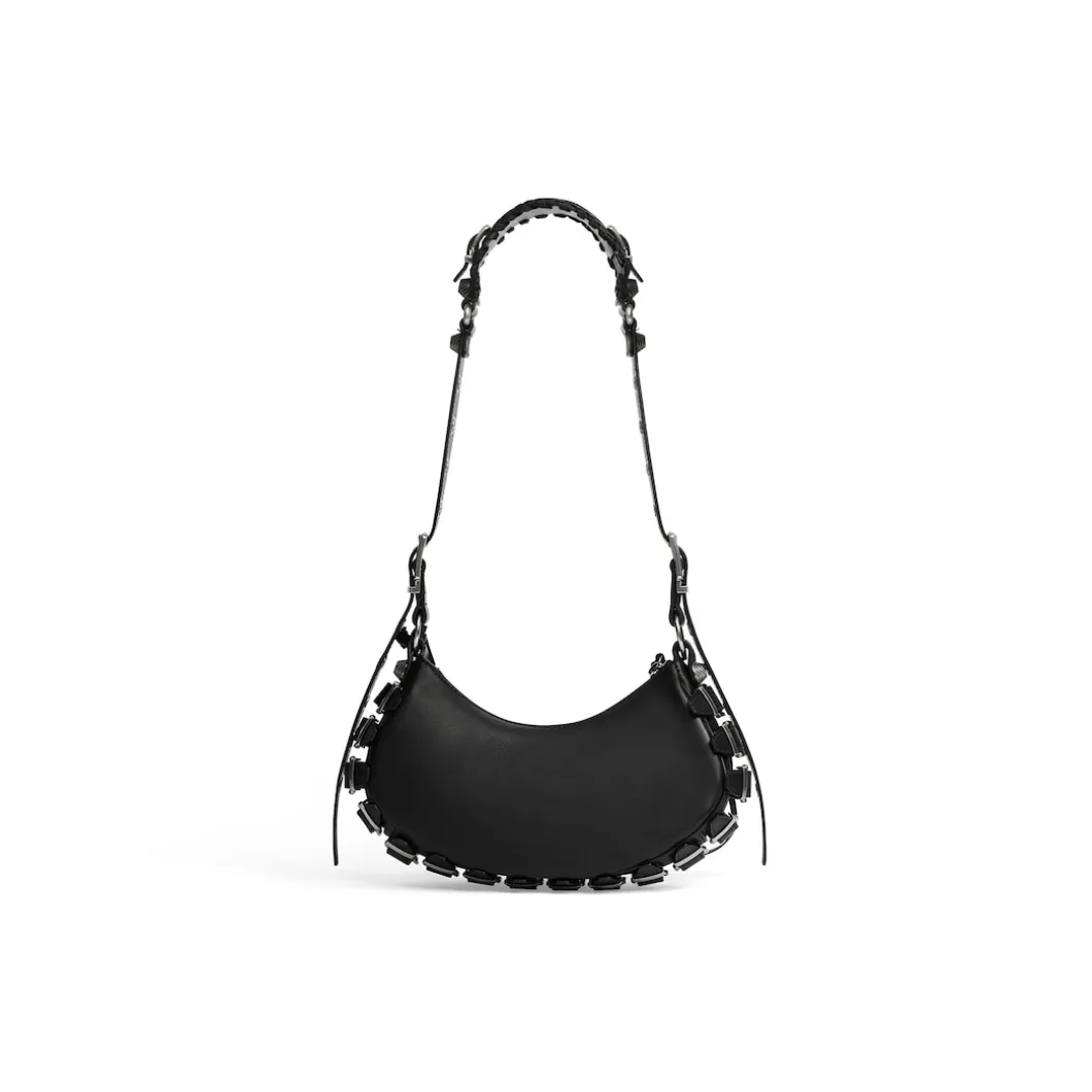 Borsa A Tracolla Le Cagole Xs Con Fibbie da Donna in Nero