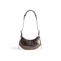 Borsa A Tracolla Le Cagole Xs Metallizzata da Donna in Bronzo