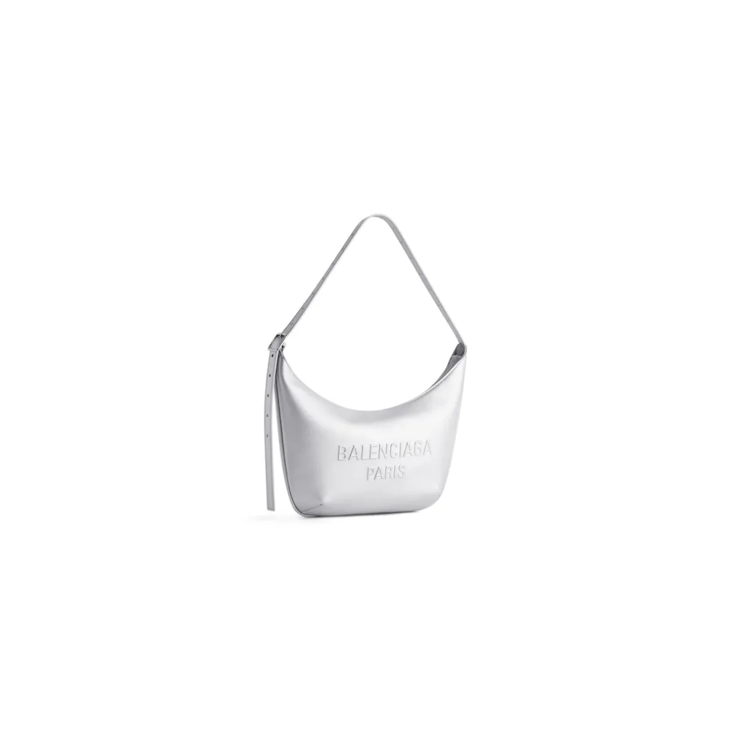 Borsa A Tracolla Mary-kate Metallizzata da Donna in Argento