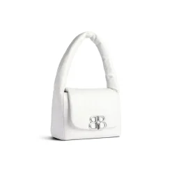 Borsa A Tracolla Monaco Piccola  da Donna in Bianco