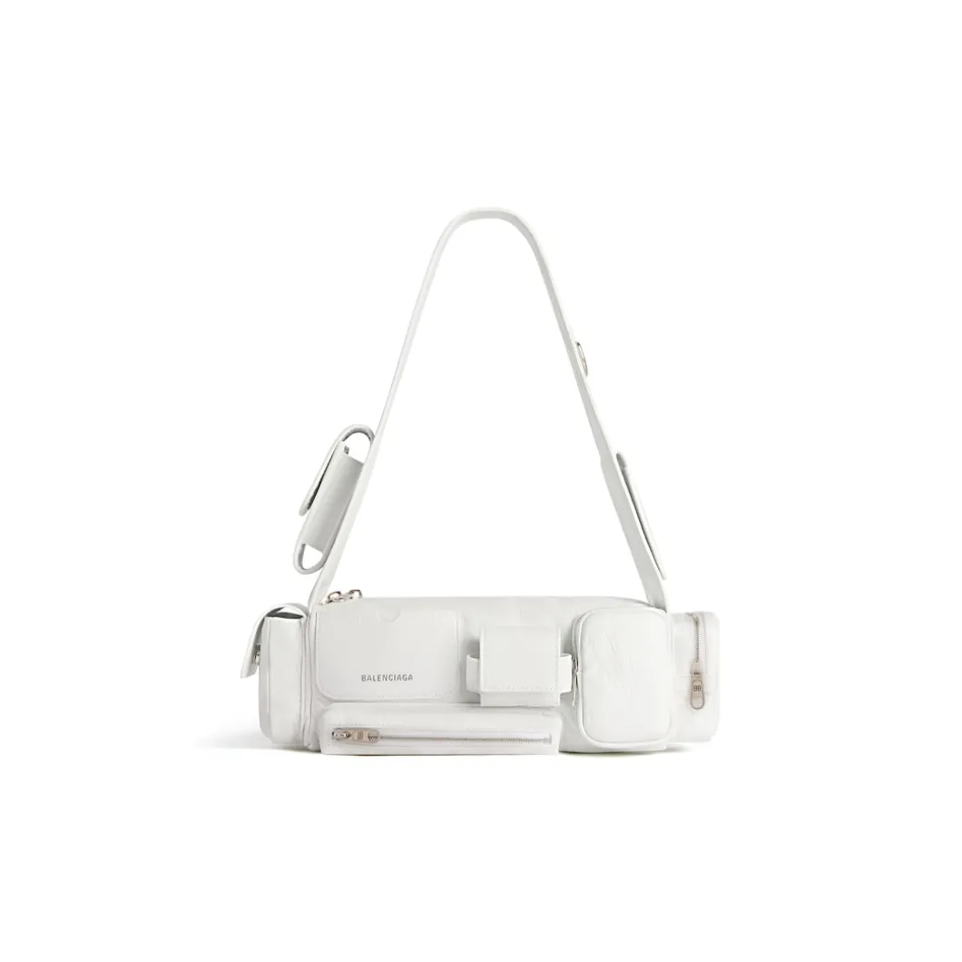 Borsa A Tracolla Superbusy Xs da Donna in Bianco Ottico
