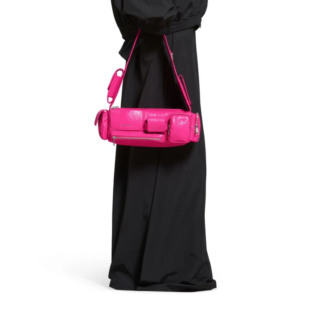 Borsa A Tracolla Superbusy Xs in Rosa Acceso
